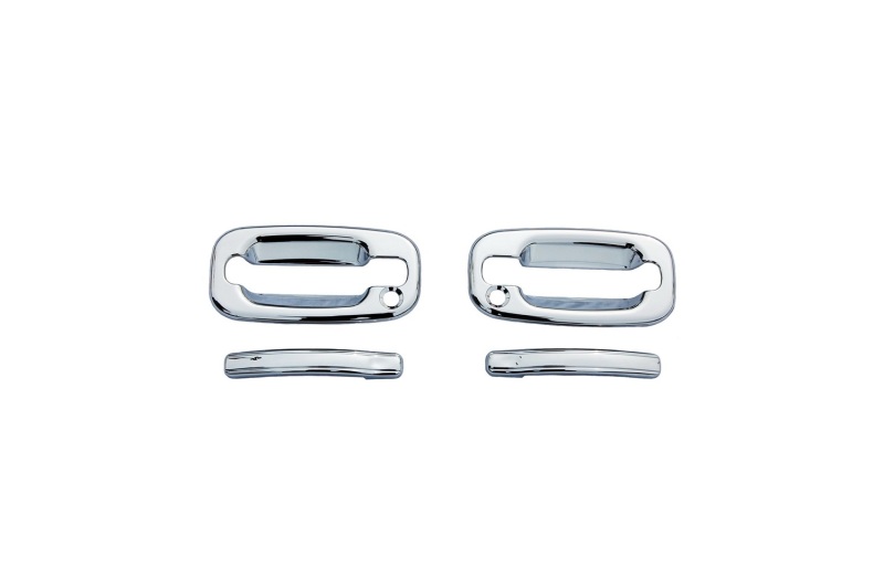 AVS 04-14 Ford F-150 (2 Door w/Keypad) Door Handle Covers (2 Door) 4pc Set - Chrome - 685201