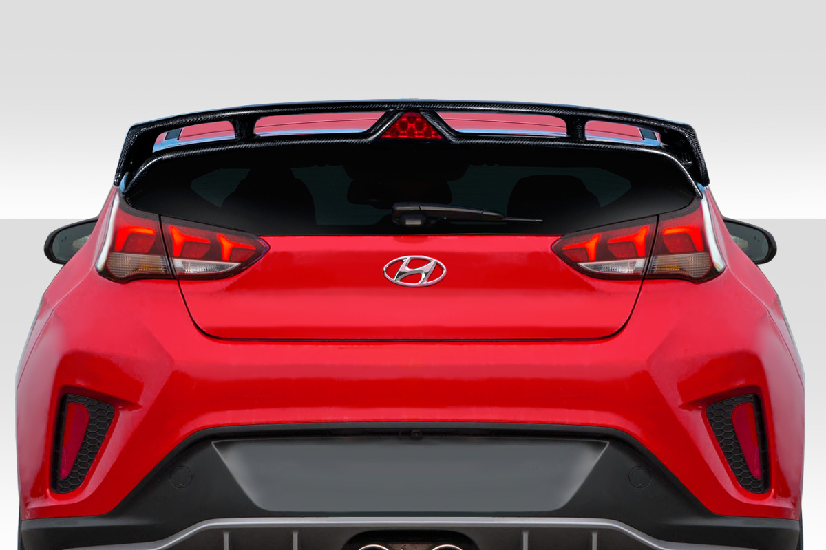 Carbon Creations 2019-2022 Hyundai Veloster N Look Rear Wing Spoiler - 1 Piece