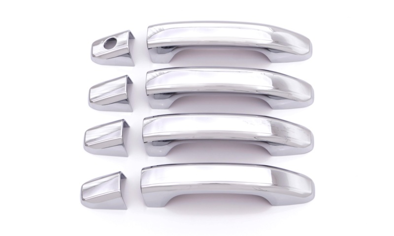 AVS 14-18 Chevy Silverado 1500 Door Handle Covers (4 Door) 8pc Set - Chrome - 685413