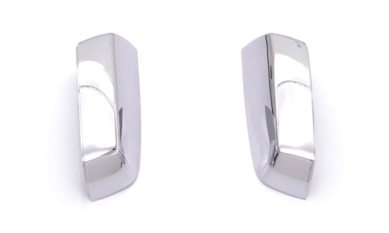 AVS 14-18 Chevy Silverado 1500 Upper Mirror Covers 2pc - Chrome - 687686