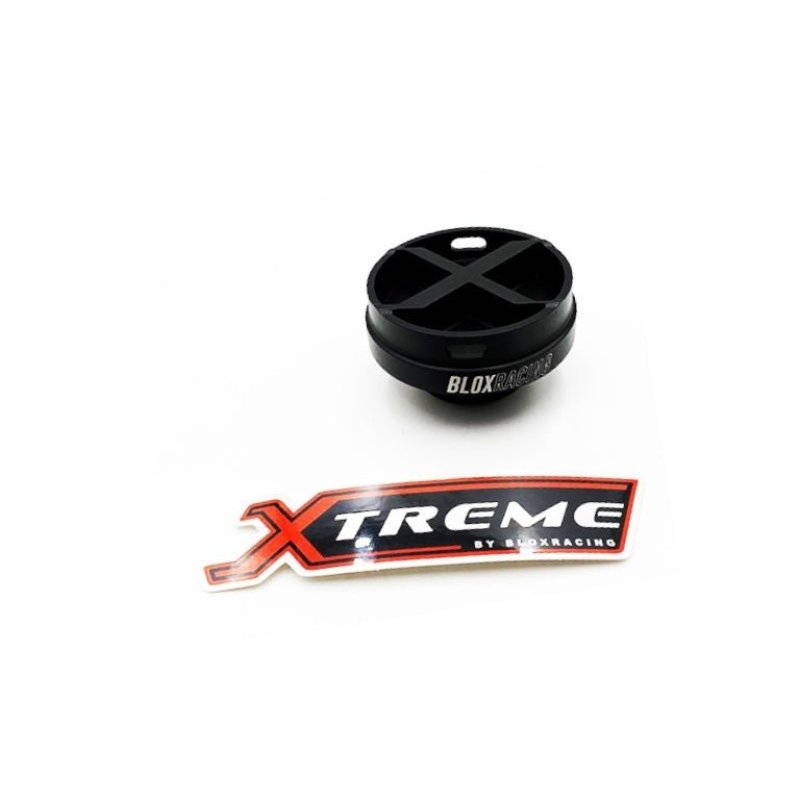 BLOX Racing Xtreme Line Billet Honda Oil Cap - Black - BXAC-00502-BK