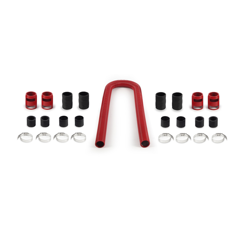 Mishimoto 48in Flexible Radiator Hose Kit Red - MMAH-U48RD