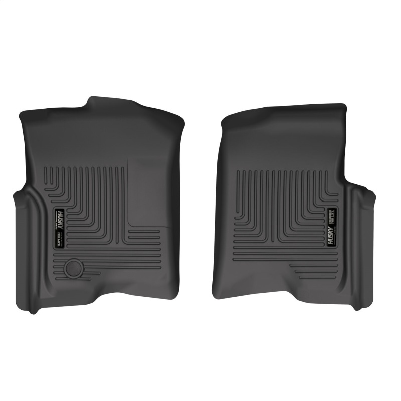 Husky Liners 04-08 Ford f-150 SuperCrew Cab WeatherBeater Front Floor Liner (Black) - 13471