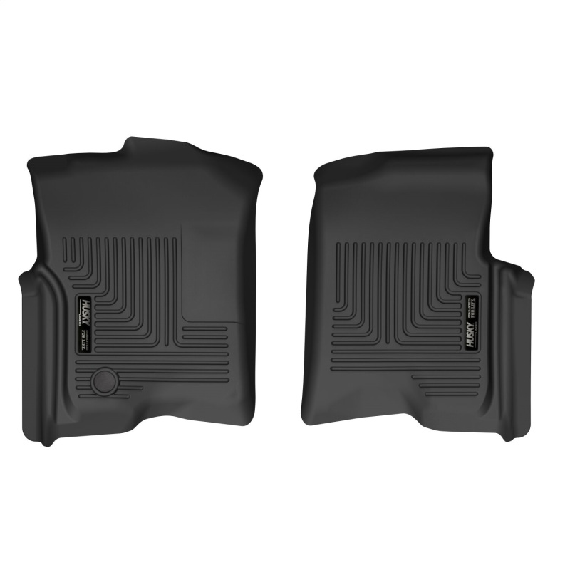 Husky Liners 04-08 Ford F-150 SuperCrew Cab X-act Contour Front Floor Liner (Black) - 55901