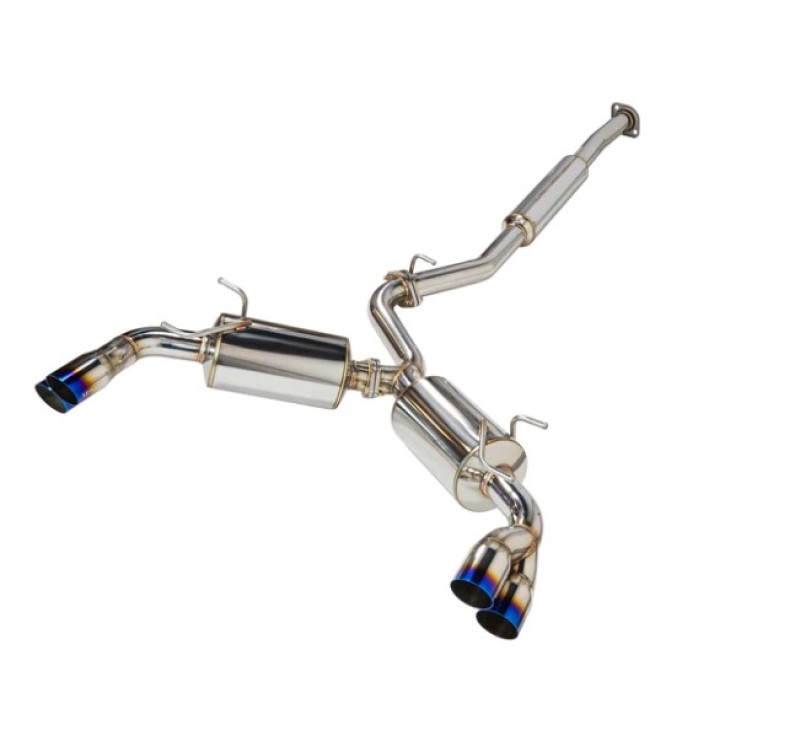 REMARK Sports Touring CatBack Exhaust, Toyota GR86 / Subaru BRZ 2022+, Burnt Stainless Tip - RK-C4063T-04T