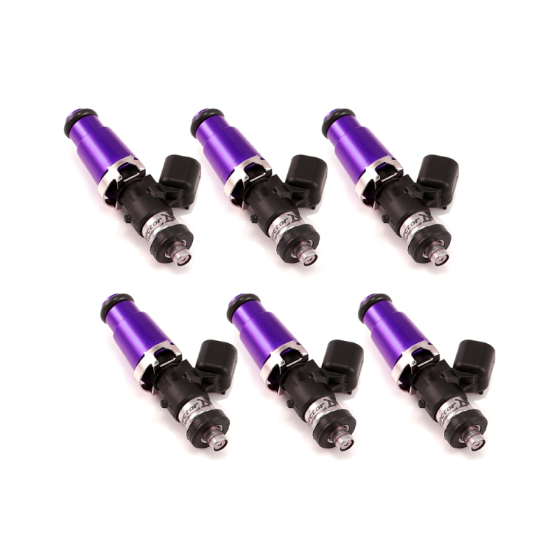 Injector Dynamics 2600-XDS Injectors - 60mm Length - 14mm Top - Denso Lower Cushion (Set of 6) - 2600.60.14.D.6