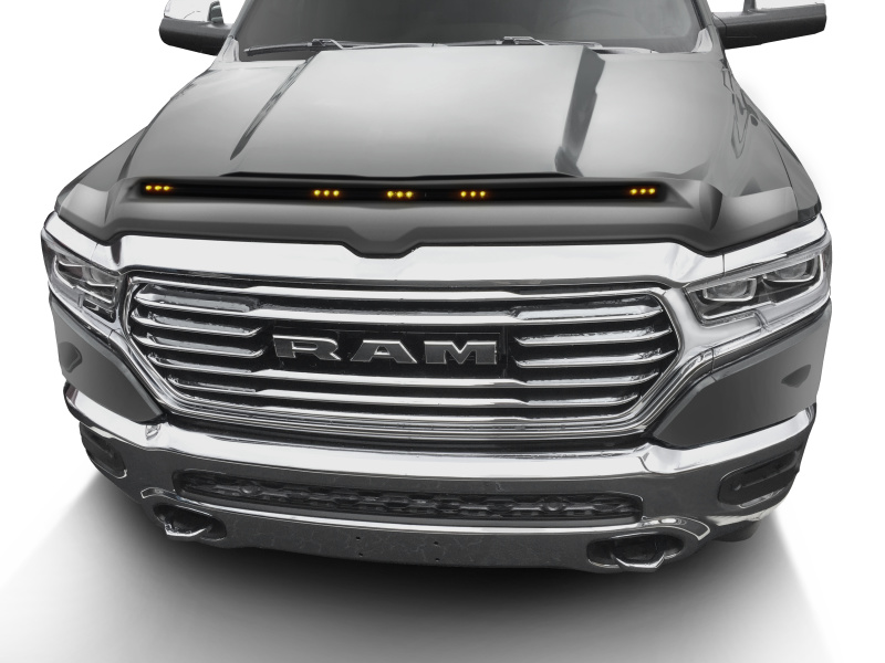 AVS 19-22 RAM 1500 (Excl. Sport Hood) Aeroskin Lightshield Color Match Hood Protector -Billit Silver - 753163-JSC