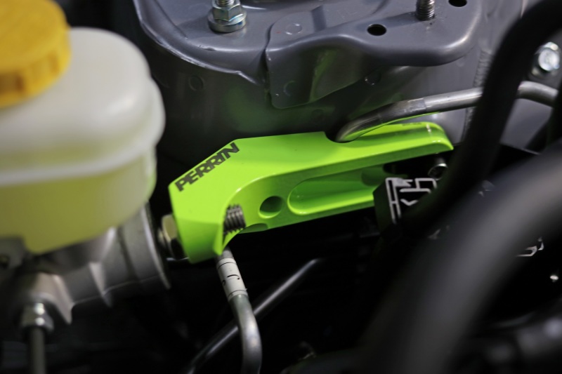 Perrin 13-20 & 2022 Subaru BRZ / 2022 Toyota GR86 Master Cylinder Support - Neon Yellow - PSP-BRK-406NY