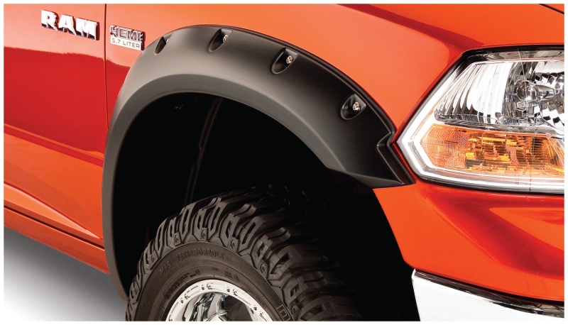 Bushwacker 09-18 Dodge Ram 1500 Pocket Style Flares 2pc - Black - 50037-02