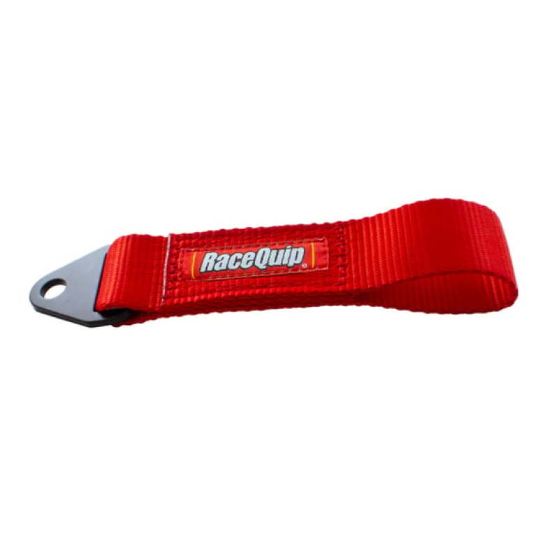 RaceQuip Race Car Tow Hook Strap with Soft Eye Loop End / 12000 LB Rating - 896146