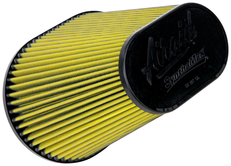 Airaid Universal Air Filter - Cone 6in FLG x 10-3/4x7-3/4in B x 7-1/4x4-3/4in T x 9in H Synthaflow - 725-472