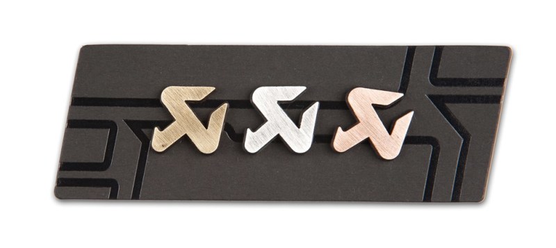 Akrapovic Cut copper/silver/brass pin set - 800984