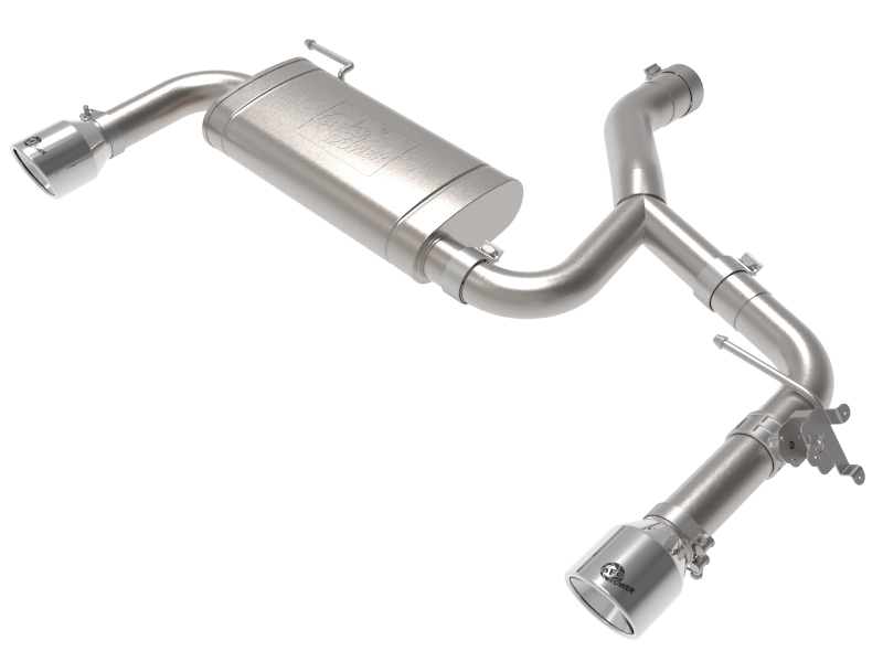 aFe 15-21 BMW X1 F48 L4 2.0L (t) MACH Force-Xp 3 to 2-1/2 IN SS Axle-Back Exhaust w/Polished Tip - 49-36349-P