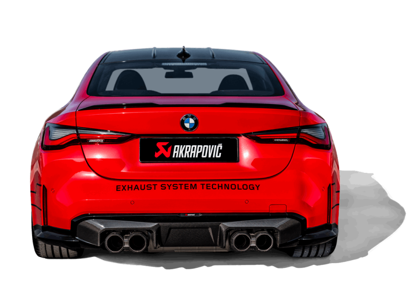 Akrapovic 21-22 BMW M3 (G80) / M4 (G82, G83) Rear Carbon Fiber Diffuser - High Gloss Black - DI-BM/CA/9/GB