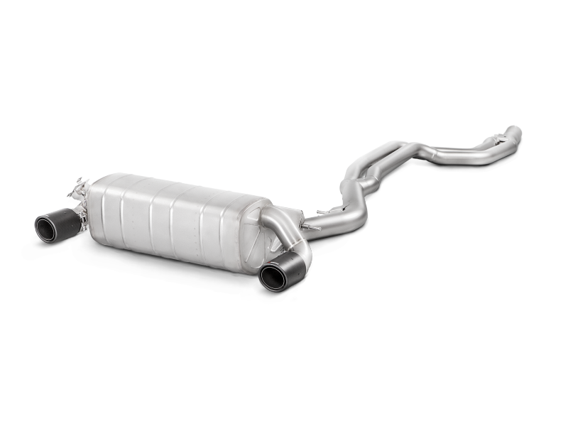Akrapovic 16-17 BMW M140i (F F21) Evolution Line Cat Back (SS) w/ Carbon Tips (Req. Link Pipe) - MTP-BM/SS/3H