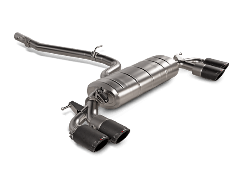 Akrapovic 2021+ Audi S3 Sedan (8Y) Evolution Line Cat Back (Titanium) w/Carbon Tips - S-AU/TI/18H