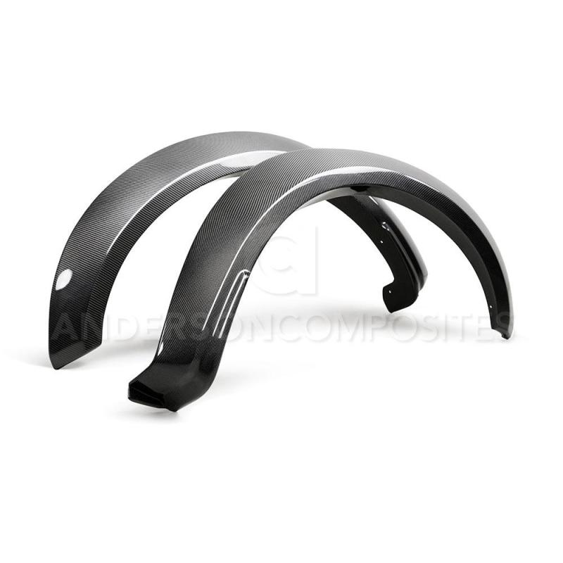 Anderson Composites 17-18 Ford Raptor Type Wide Fender Flares (Front) - AC-FLR17FDRA-F-W