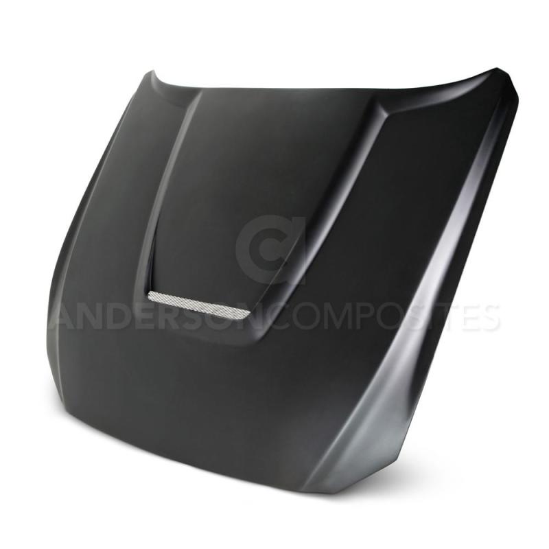 Anderson Composites 15-16 Ford Mustang Type-GR Fiberglass Hood - AC-HD15FDMU-GR-GF