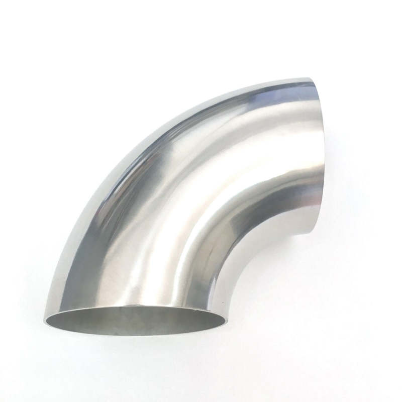 Ticon Industries 1.38in Diameter 90 Degree 1.1D 1mm/.039in Titanium Elbow - No Leg - 101-03553-3111