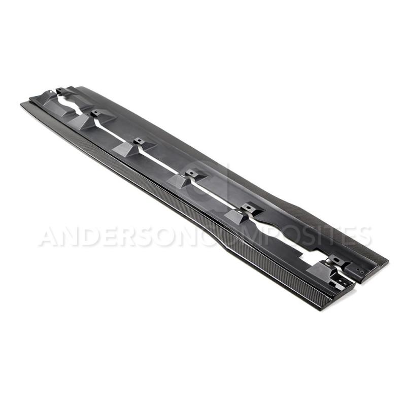 Anderson Composites 16-17 Ford Focus RS Type-AR Rocker Panel Splitter - AC-SS16FDFO-AR