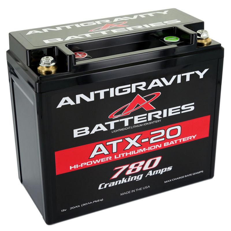 Antigravity XPS YTX20 Lithium Battery - Left Side Negative Terminal - AG-YTX20-L