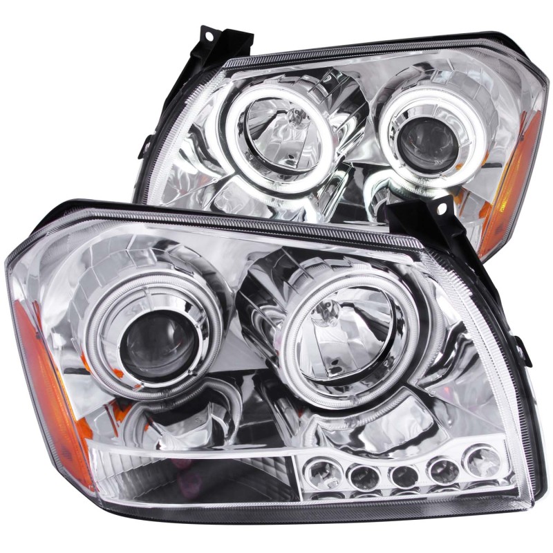 ANZO 2005-2007 Dodge Magnum Projector Headlights Chrome - 121219