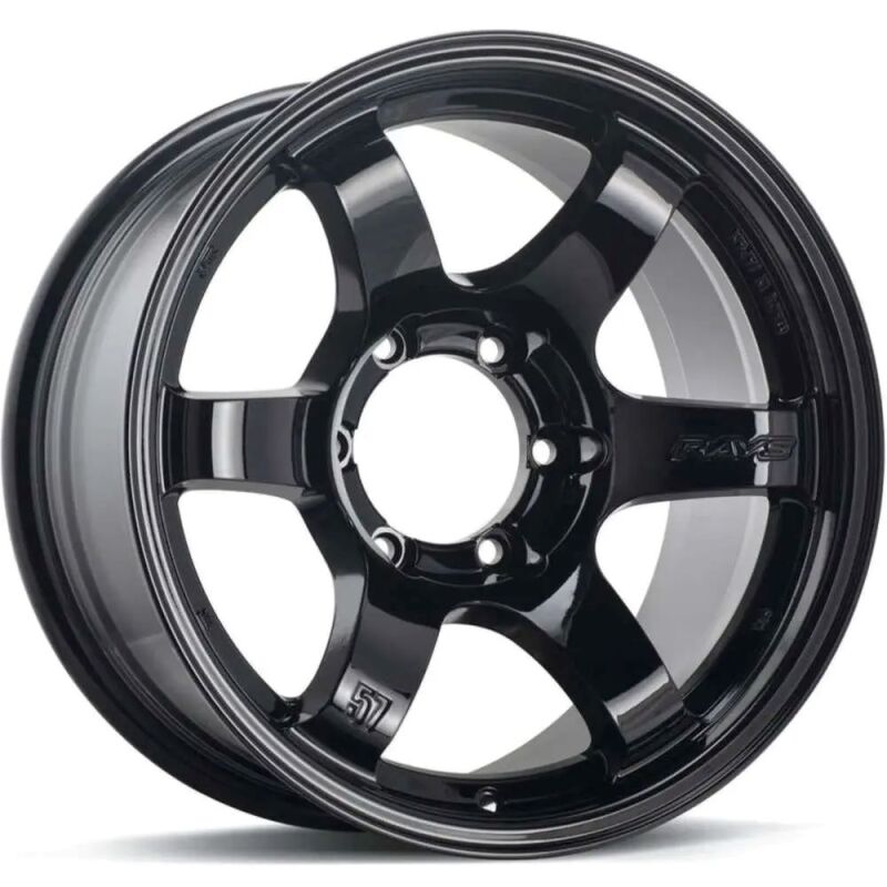 Gram Lights 57DR-X 18x9 + 00-6x135 Glossy Black Wheel - WGIXW00KGX