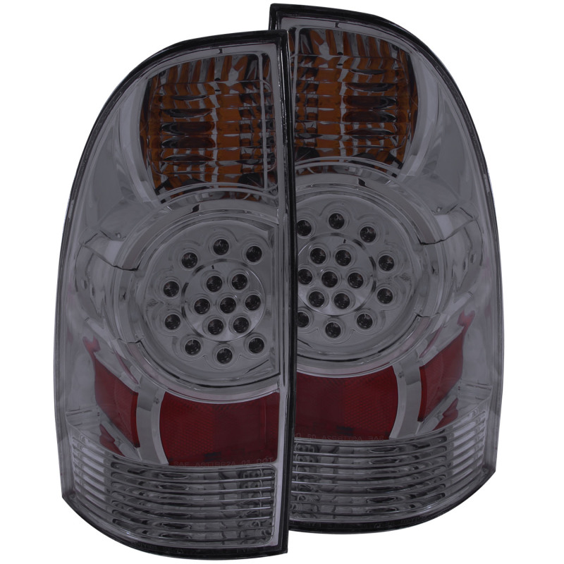 ANZO 2005-2015 Toyota Tacoma LED Taillights Smoke - 311179