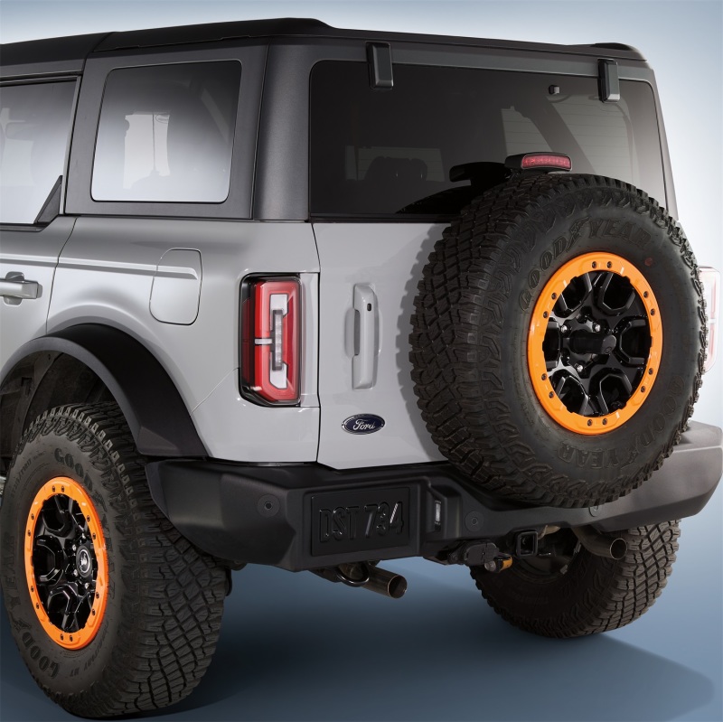 Ford Racing 2021+ Ford Bronco Functional Bead Lock Ring Kit - Orange - M-1021K-BLO