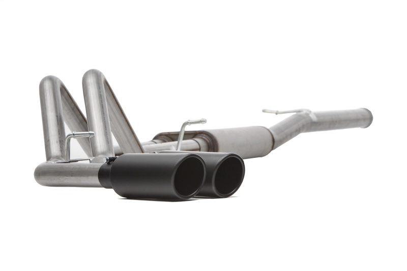 Gibson 2019 Ford F250 Super Duty 6.2L Black Elite Cat-Back Dual Sport Exhaust System - Stainless - 69133B