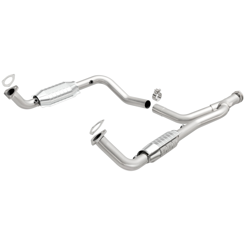 MagnaFlow Conv DF 95-99 Range Rover 4.0/4.6L GEMS Y-Pipe Assembly *NOT FOR SALE IN CALIFORNIA* - 93694
