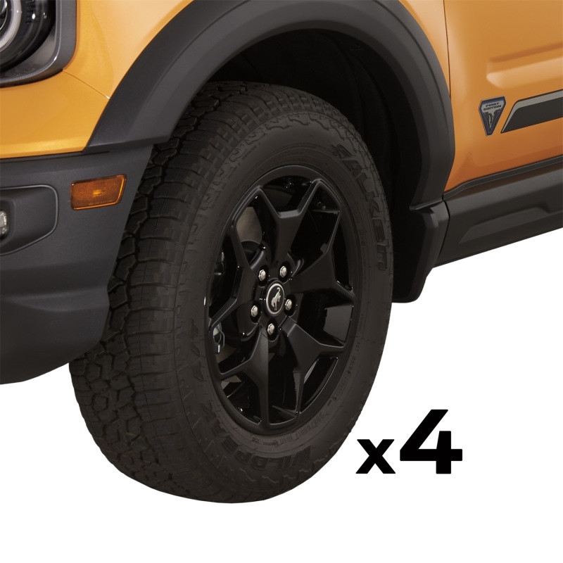 Ford Racing 21-22 Bronco Sport 17 Wheel Kit - Gloss Black - M-1007K-BS17GB