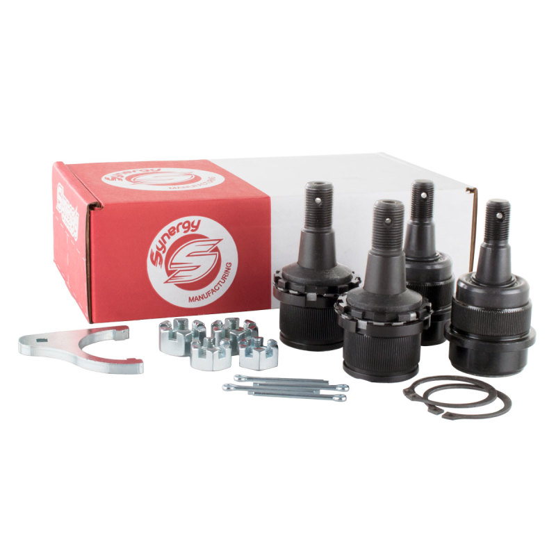 Synergy 03-13 Dodge Ram 1500/2500/3500 HD 4x4 Non-Knurled Adjustable Ball Joint Kit - 4123