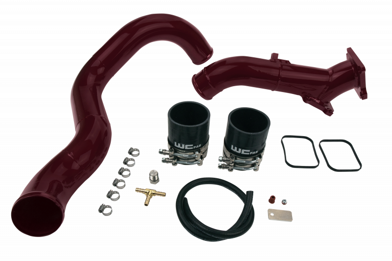 Wehrli 01-04 Chevrolet 6.6L LB7 Duramax 3in Y-Bridge Kit - Chevy Orange - WCF100693-CRO