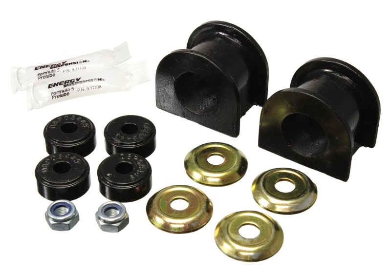 Energy Suspension 05-15 Toyota Tacoma 2WD 30mm Front Sway Bar Bushing Set - Black - 8.5153G