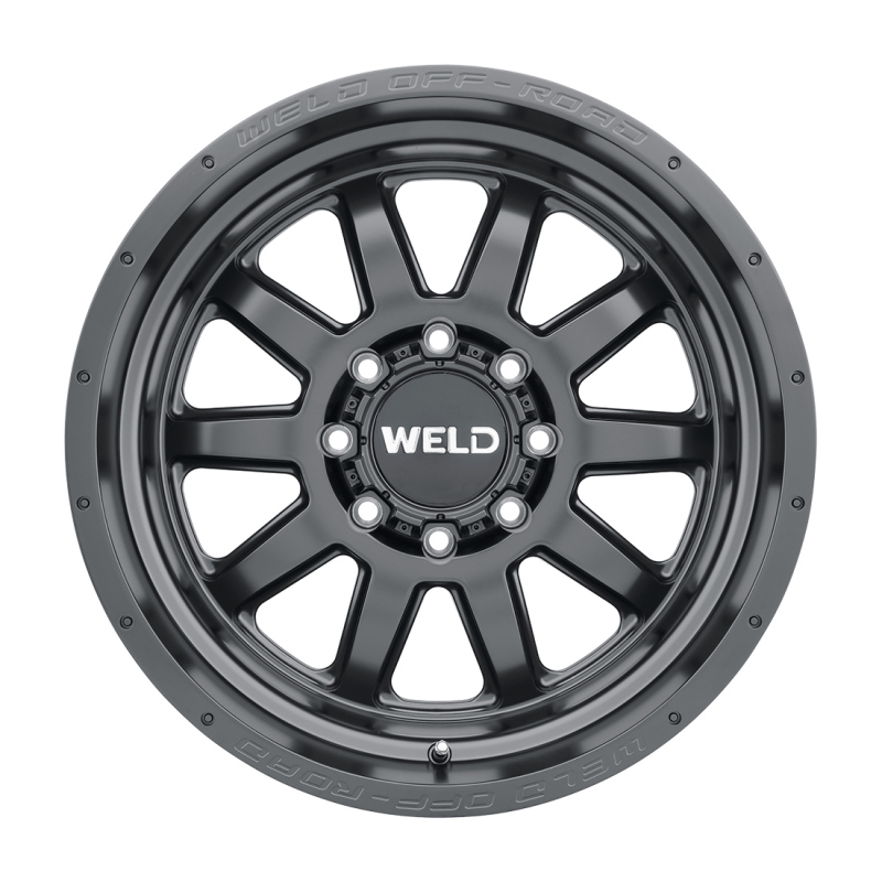 Weld Off-Road W101 20X10 Stealth 8X180 ET-18 BS4.75 Satin Black 124.3 - W10100018475