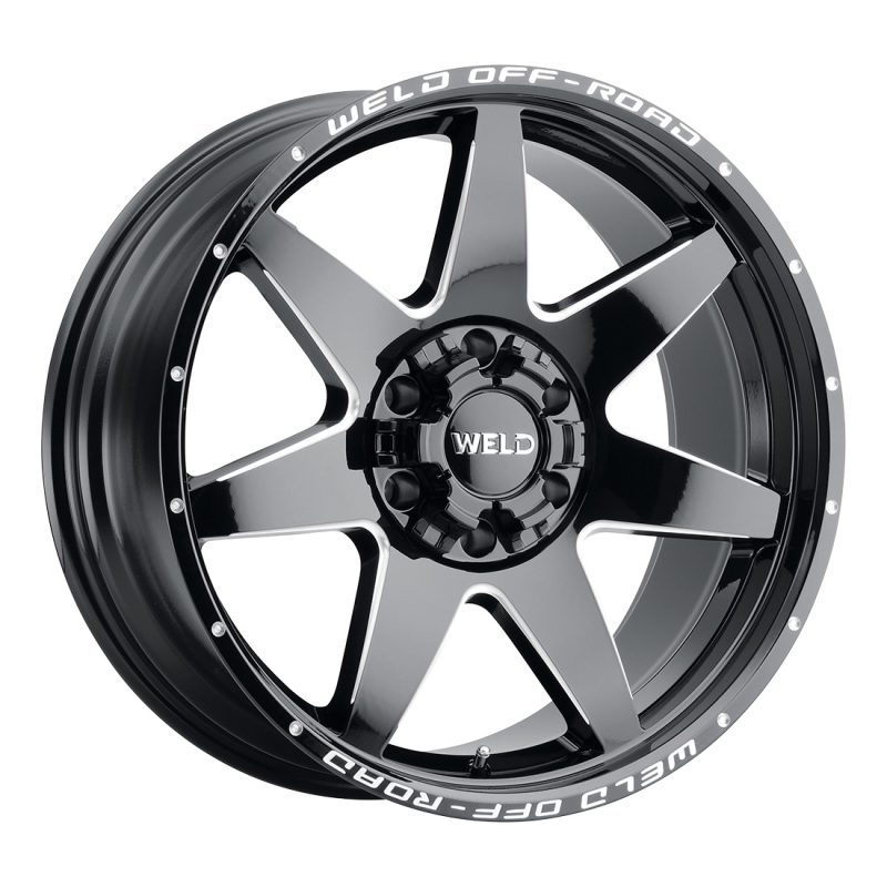 Weld Off-Road W109 20X9.0 Retaliate 6X135 6X139.7 ET10 BS5.50 Gloss Black MIL 106.1 - W10909098550