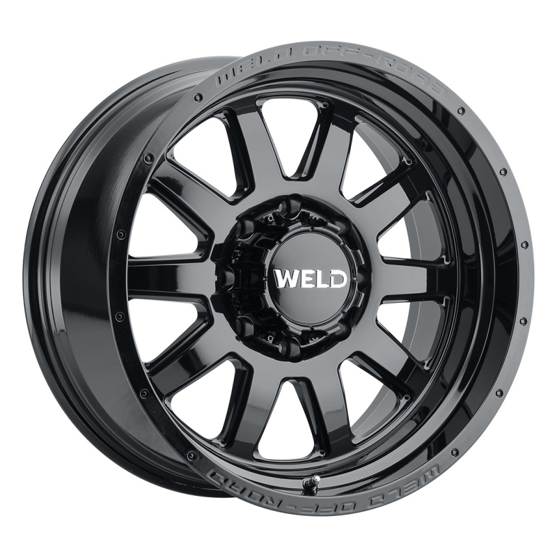 Weld Off-Road W168 20X10 Stealth 8X170 ET-18 BS4.75 Gloss Black 125.1 - W16800017475