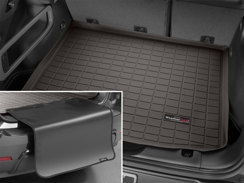 WeatherTech 2022+ Infiniti QX60 Cargo Liner w/Bumper Protector (Behind 3rd Row) - Cocoa - 431499SK