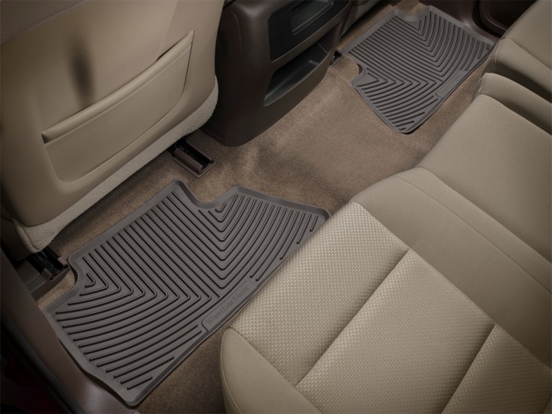 WeatherTech 2021+ Ford F-150 SuperCrew/Raptor Rear Rubber Mats - Cocoa - W586CO