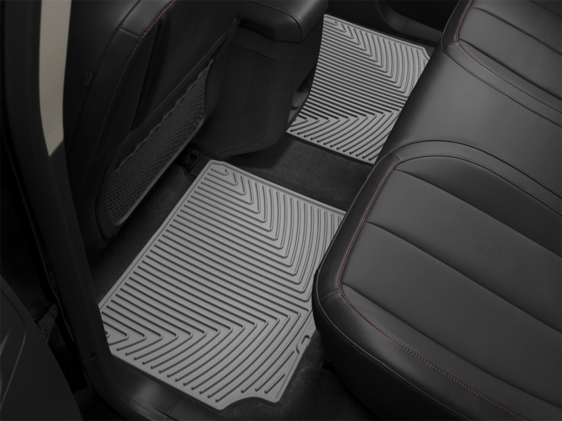 WeatherTech 2021+ Ford F-150 SuperCrew/Raptor Rear Rubber Mats - Grey - W586GR