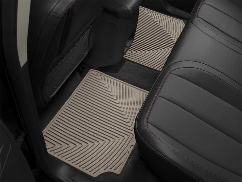 WeatherTech 2021+ Ford F-150 SuperCrew/Raptor Rear Rubber Mats - Tan - W586TN