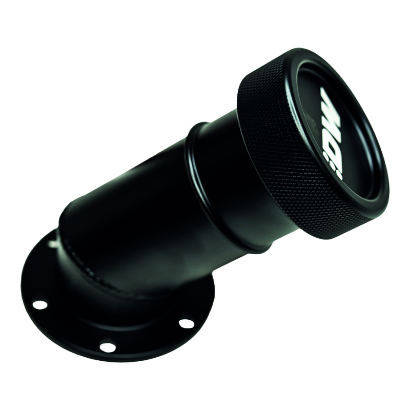 DeatschWerks Angled Filler Neck w/Cap - Matte Black - 6-03-FST-ANGLE