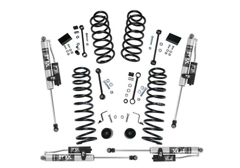Superlift 18-22 Jeep Wrangler JLU (NO Mojave) 4WD 2.5in Dual Rate Coil Lift Kit w/Fox 2.0 Res Shocks - K183FX