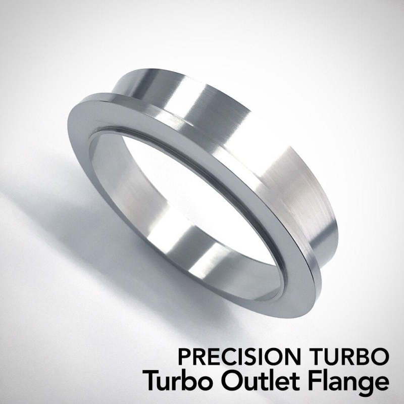 Ticon Precision Turbo Discharge Flange T4 3 -5/8in Turbo (Fits PTP074-3036) -  3.5in Tubing - 103-07614-6010