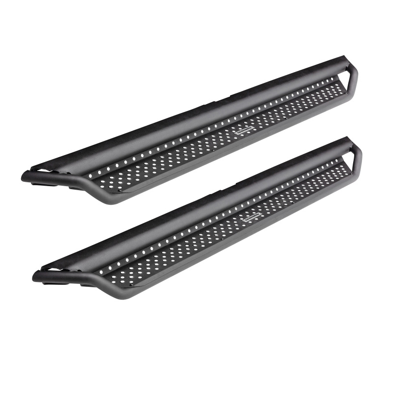 Go Rhino 2021+ Ford Bronco Dominator Extreme D1 Side Steps w/Brackets - Textured Black - D14131T