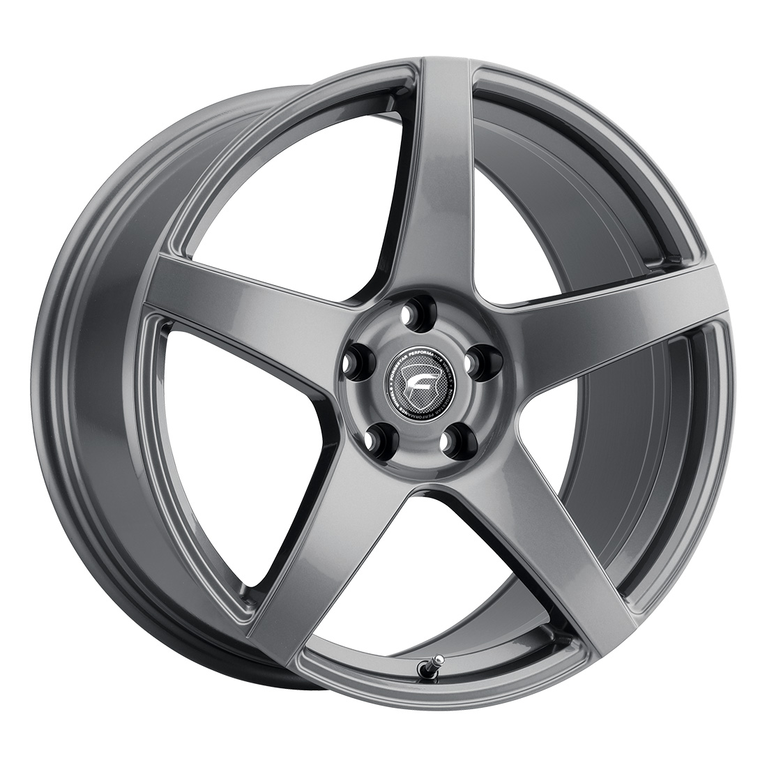 Forgestar CF5 18x9 / 5x114.3 BP / ET35 / 6.5in BS Gloss Anthracite Wheel - F11389065P35