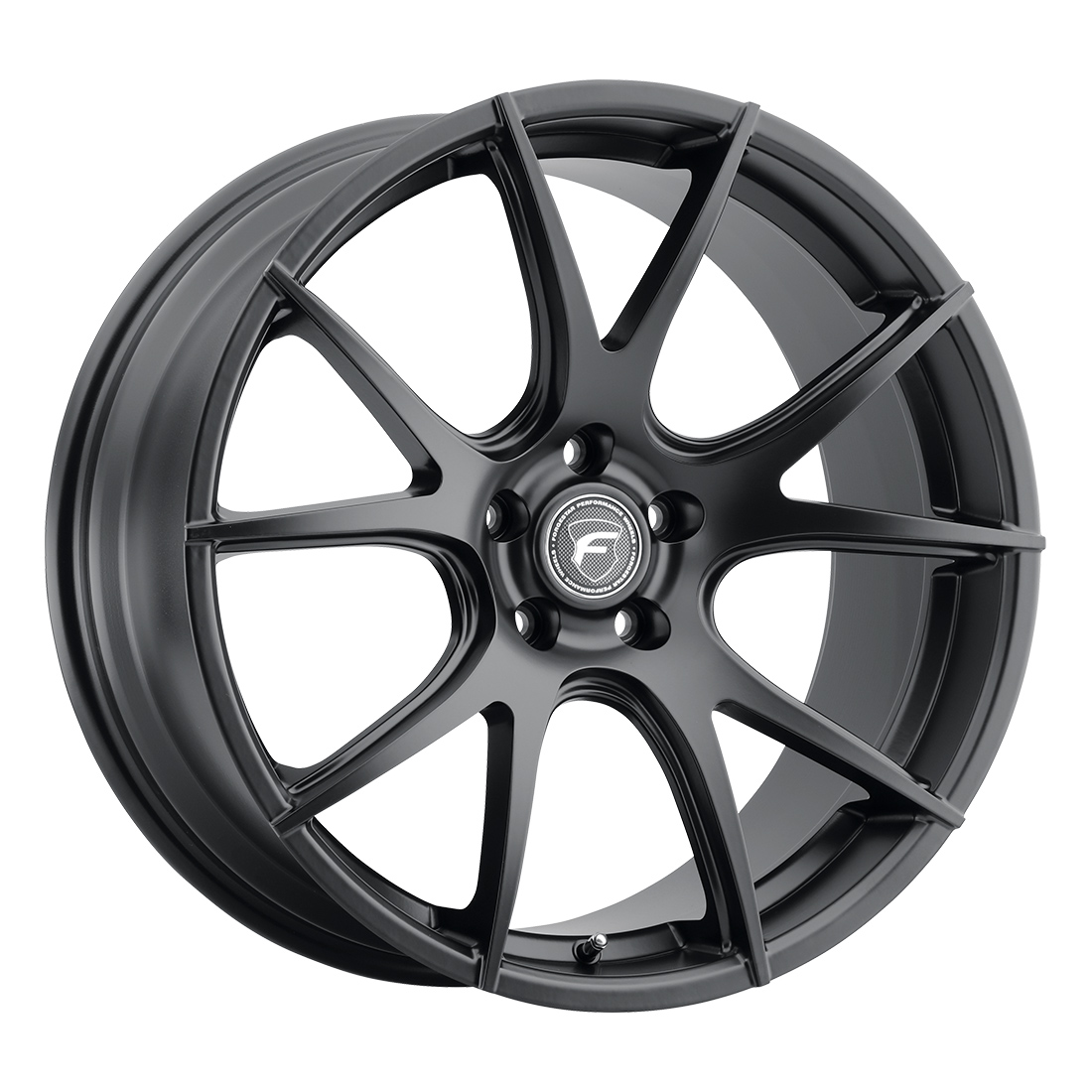 Forgestar CF5V 20x9 / 5x120 BP / ET38 / 6.5in BS Satin Black Wheel - F12209021P38