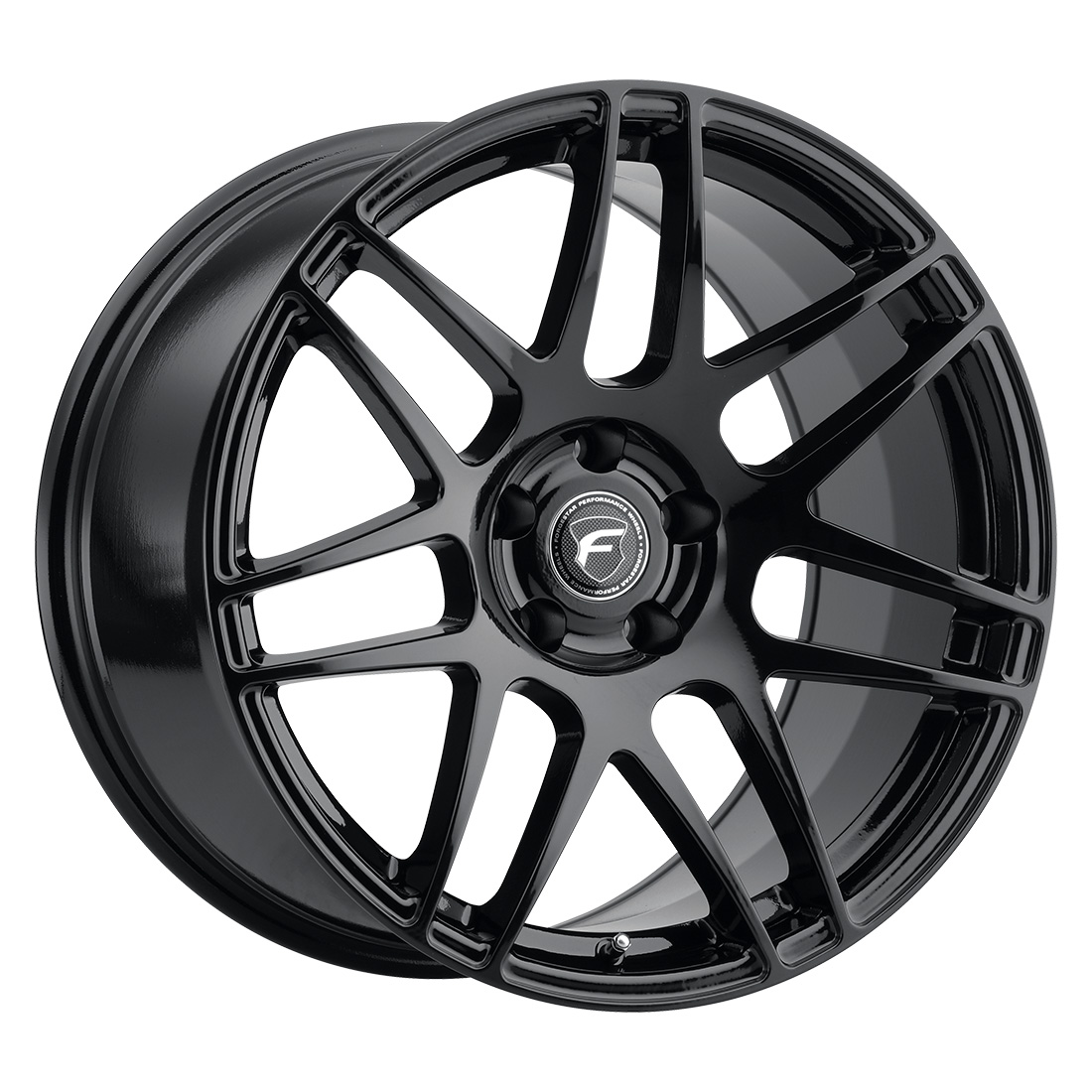 Forgestar F14 18x9 / 5x114.3 BP / ET35 / 6.4in BS Gloss Black Wheel - F15189065P35