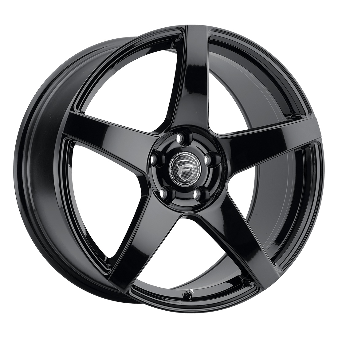 Forgestar CF5 19x9.5 / 5x114.3 BP / ET29 / 6.4in BS Gloss Black Wheel - F21199565P29